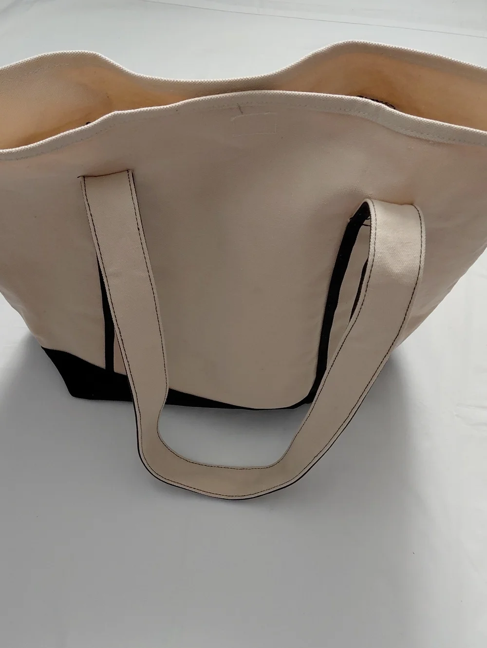 Disney Canvas Tote Bag - Beige and Black